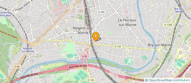 localisation de l'entreprise MONSIEUR ELIAS CHEHIBI  LE PERREUX-SUR-MARNE