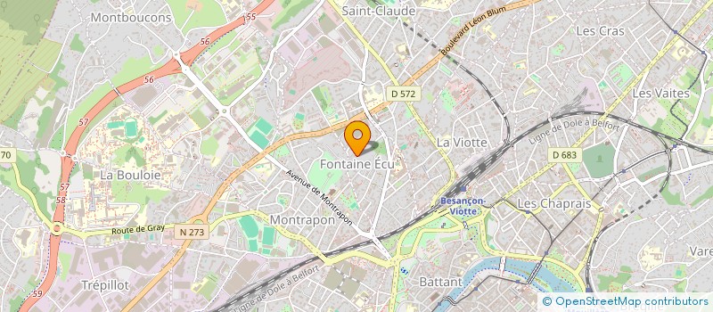 localisation de l'entreprise MONSIEUR ELIAS CHIGUER  BESANCON