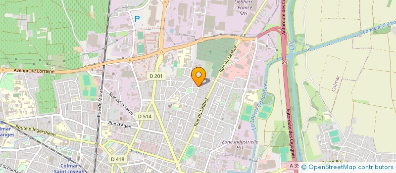 localisation de l'entreprise MONSIEUR ELIAS CONSTANZO  COLMAR