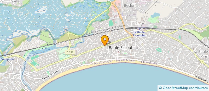 localisation de l'entreprise MONSIEUR ELIAS DAHAN à LA BAULE-ESCOUBLAC