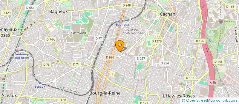 localisation de l'entreprise MONSIEUR ELIAS DAOUDI à BOURG-LA-REINE