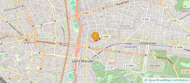 localisation de l'entreprise MONSIEUR ELIAS DOS SANTOS ROSA JUNIOR  VINCENNES