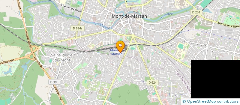 localisation de l'entreprise MONSIEUR ELIAS DUMON  MONT-DE-MARSAN