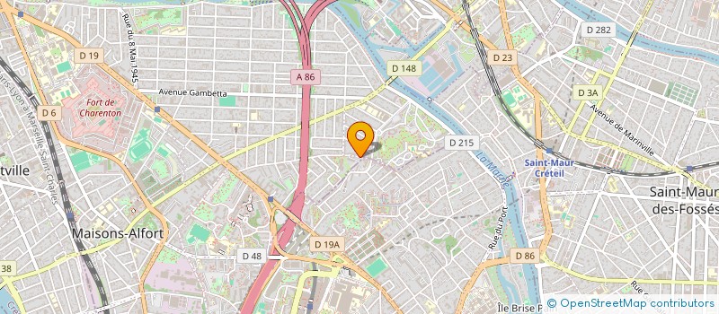 localisation de l'entreprise MONSIEUR ELIAS ELIAS FAGUNDES DE BARROS  MAISONS-ALFORT