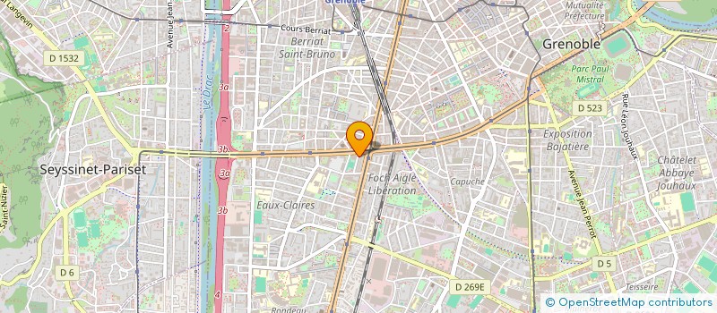 localisation de l'entreprise MONSIEUR ELIAS FOURNIER à GRENOBLE