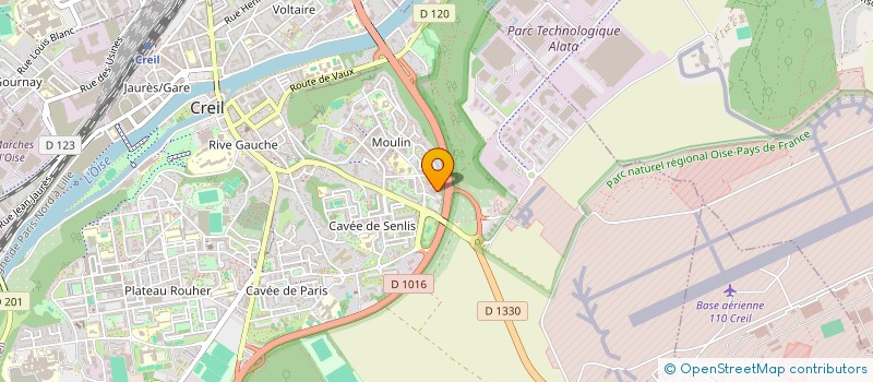 localisation de l'entreprise MONSIEUR ELIAS GRETZ  CREIL