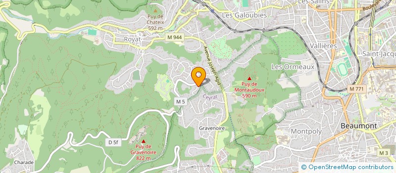 localisation de l'entreprise MONSIEUR ELIAS HAFIDI  ROYAT