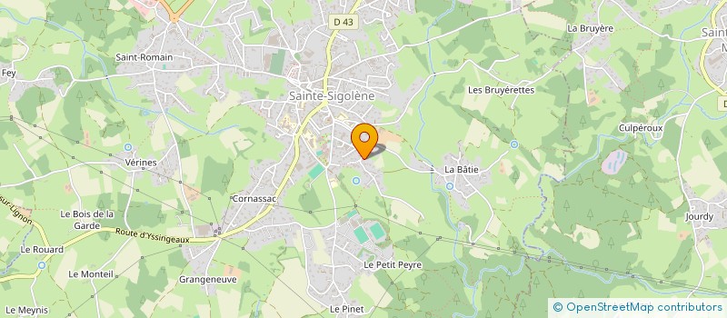 localisation de l'entreprise MONSIEUR ELIAS HEREK  SAINTE-SIGOLENE