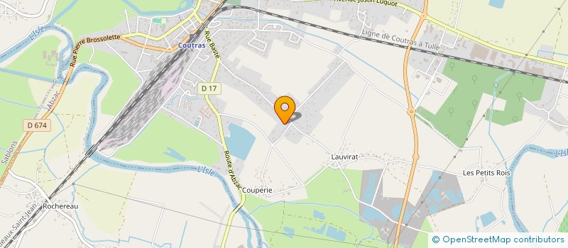 localisation de l'entreprise MONSIEUR ELIAS IDALI  COUTRAS