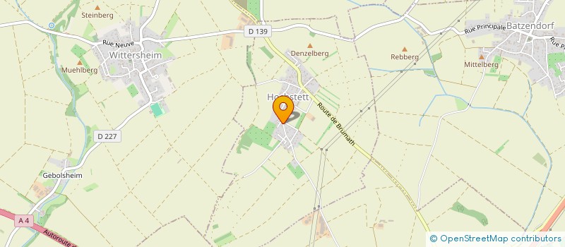 localisation de l'entreprise MONSIEUR ELIAS IFFER  HOCHSTETT