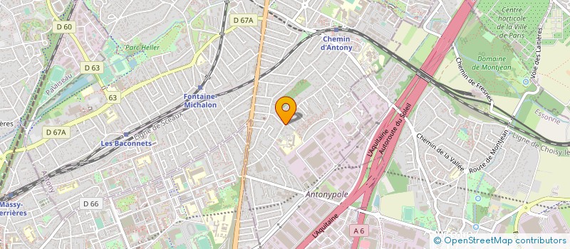 localisation de l'entreprise MONSIEUR ELIAS ISRAEL à ANTONY