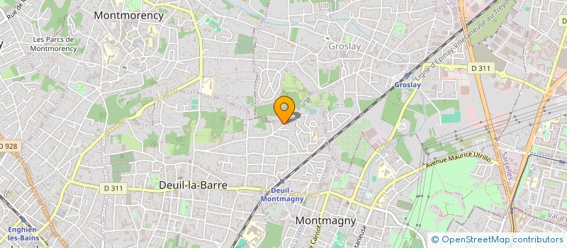 localisation de l'entreprise MONSIEUR ELIAS KEHILI  GROSLAY