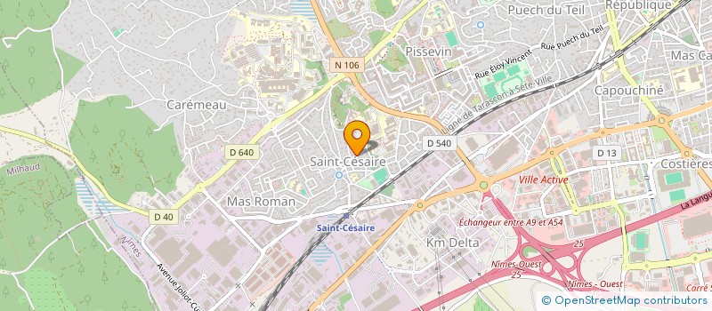 localisation de l'entreprise MONSIEUR ELIAS KOUDRI  NIMES