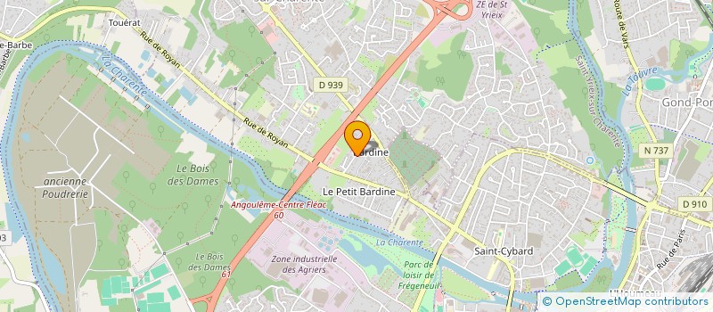 localisation de l'entreprise MONSIEUR ELIAS LEBNI  SAINT-YRIEIX-SUR-CHARENTE