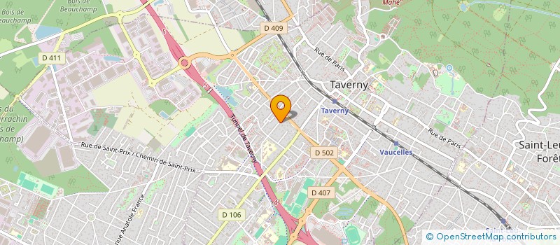 localisation de l'entreprise MONSIEUR ELIAS MEZAGUER  TAVERNY