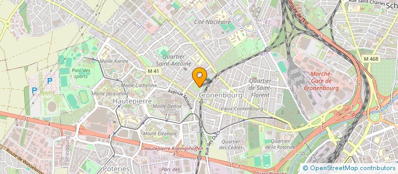 localisation de l'entreprise MONSIEUR ELIAS MORABIT à STRASBOURG
