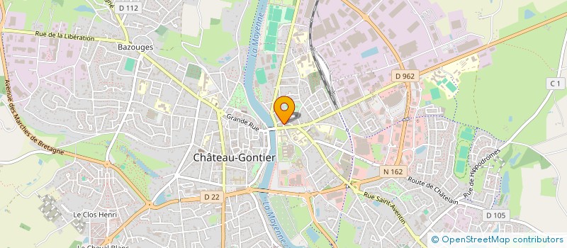 localisation de l'entreprise MONSIEUR ELIAS MORIN  CHATEAU-GONTIER-SUR-MAYENNE