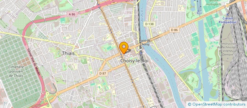 localisation de l'entreprise MONSIEUR ELIAS MUHAMMAD BENAZZIZA  CHOISY-LE-ROI