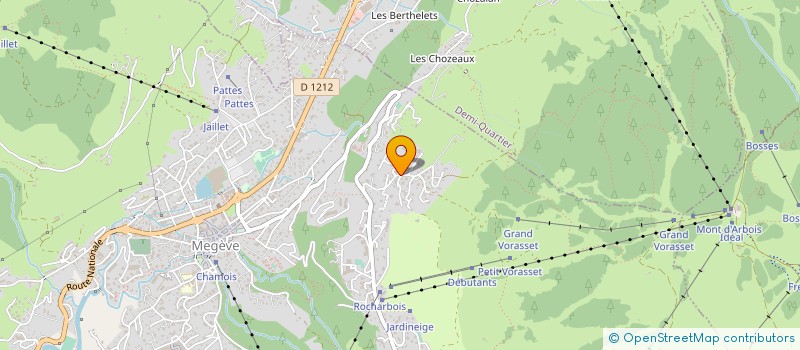 localisation de l'entreprise MONSIEUR ELIAS NOUZHA  MEGEVE