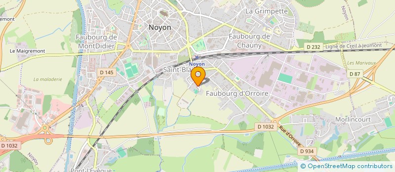 localisation de l'entreprise MONSIEUR ELIAS ROCHDI  NOYON