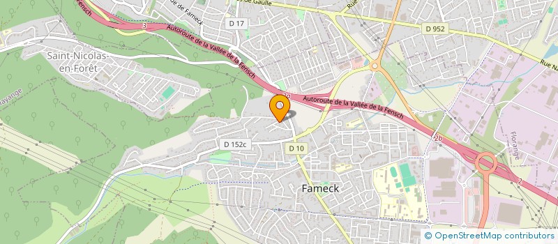 localisation de l'entreprise MONSIEUR ELIAS SAHAR  FAMECK