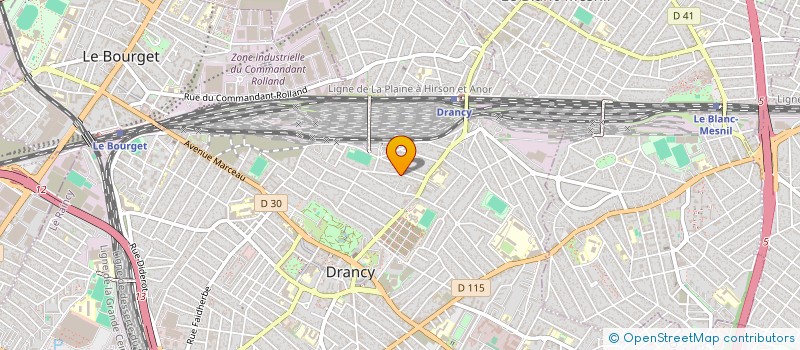 localisation de l'entreprise MONSIEUR ELIAS WINAND  DRANCY