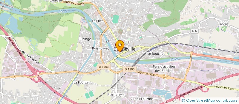 localisation de l'entreprise MONSIEUR ELIAS WINNINGER  BONNEVILLE