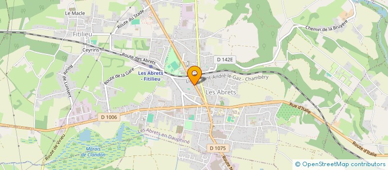 localisation de l'entreprise MONSIEUR ELIASSE BENNANI  LES ABRETS EN DAUPHINE