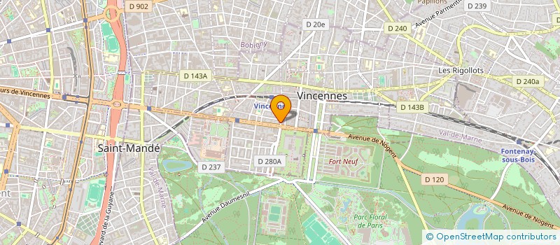 localisation de l'entreprise MONSIEUR ELIE ABBOU à VINCENNES