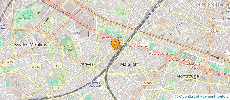 localisation de l'entreprise MONSIEUR ELIE ABECASSIS  VANVES