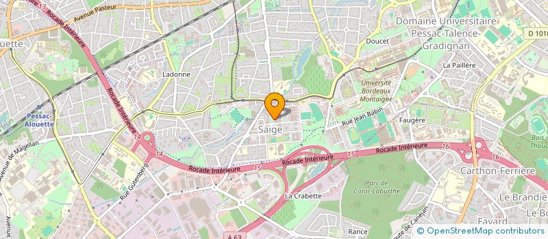 localisation de l'entreprise MONSIEUR ELIE ABLEDAN GOUEDJI  PESSAC