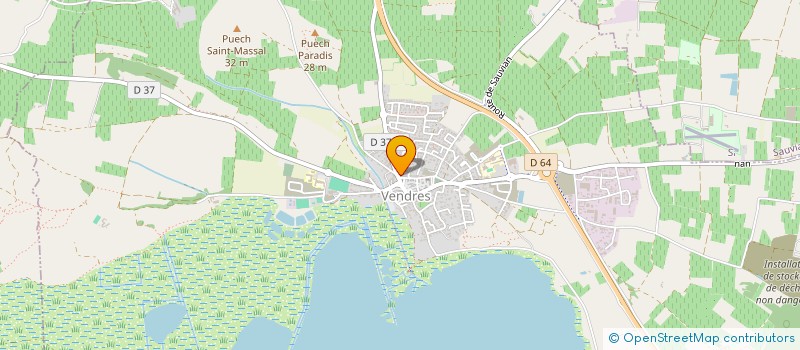 localisation de l'entreprise MONSIEUR ELIE ALDEBERT  VENDRES