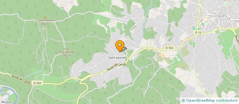 localisation de l'entreprise MONSIEUR ELIE ALLIBERT  LORGUES