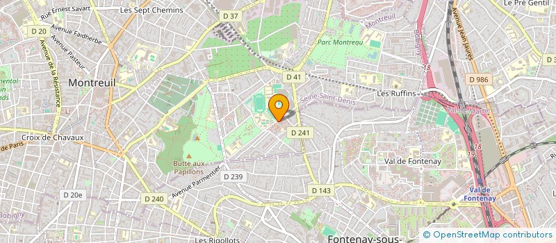 localisation de l'entreprise MONSIEUR ELIE ALLOUCHE à MONTREUIL