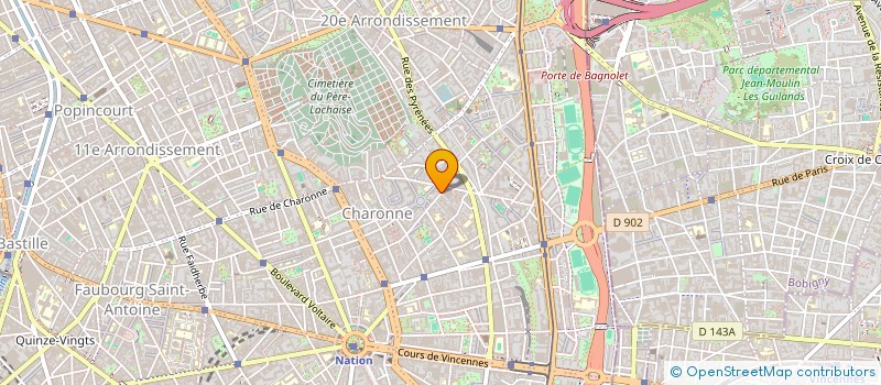 localisation de l'entreprise MONSIEUR ELIE AMBLARD  PARIS