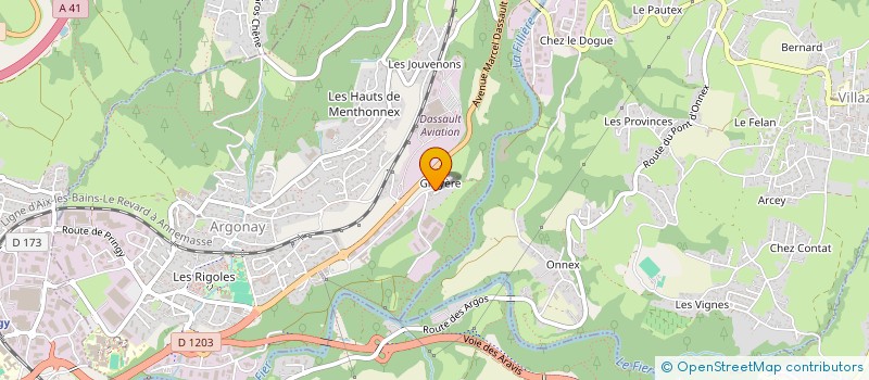 localisation de l'entreprise MONSIEUR ELIE ANTONIADIS  ARGONAY