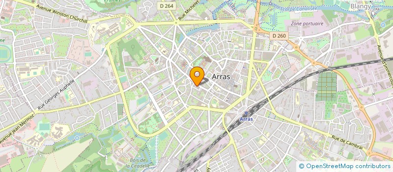 localisation de l'entreprise MONSIEUR ELIE AOUN à ARRAS