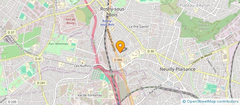 localisation de l'entreprise MONSIEUR ELIE ARAMA à ROSNY-SOUS-BOIS