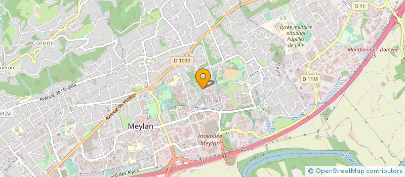 localisation de l'entreprise MONSIEUR ELIE ASCHARD  MEYLAN