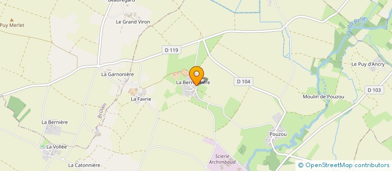 localisation de l'entreprise MONSIEUR ELIE AUGER  PERIGNE