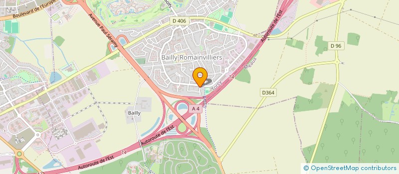 localisation de l'entreprise MONSIEUR ELIE BEN ARROUS  BAILLY-ROMAINVILLIERS
