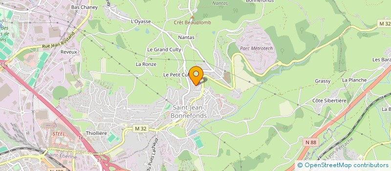 localisation de l'entreprise MONSIEUR ELIE BENABIDI  SAINT-JEAN-BONNEFONDS