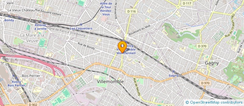 localisation de l'entreprise MONSIEUR ELIE BENHAMOU à VILLEMOMBLE