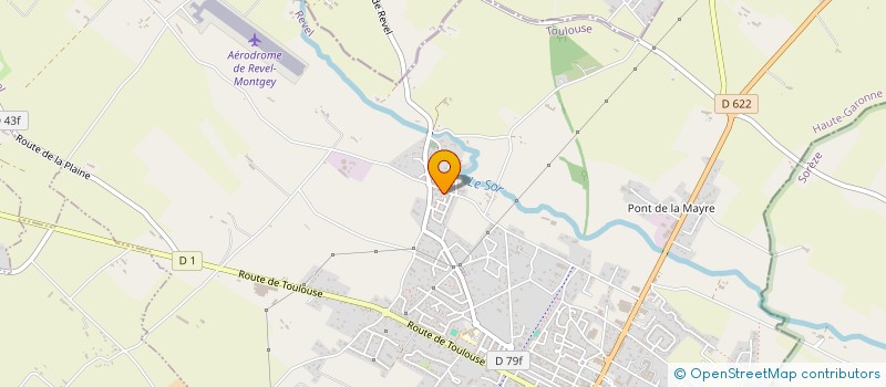 localisation de l'entreprise MONSIEUR ELIE BENILLOUCHE  REVEL