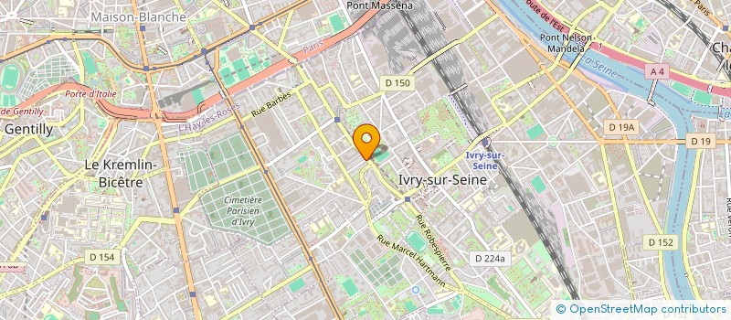 localisation de l'entreprise MONSIEUR ELIE BENSOUSSAN  IVRY-SUR-SEINE