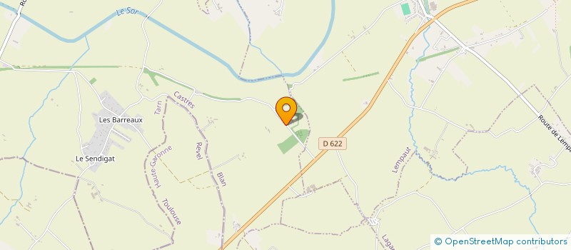 localisation de l'entreprise MONSIEUR ELIE BESOMBES  BLAN