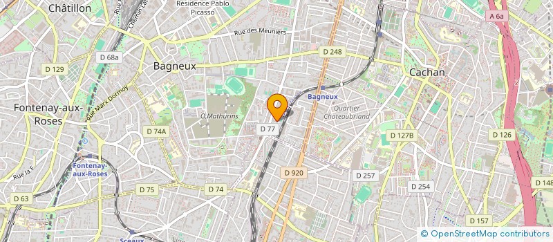 localisation de l'entreprise MONSIEUR ELIE BOPENDO à BAGNEUX