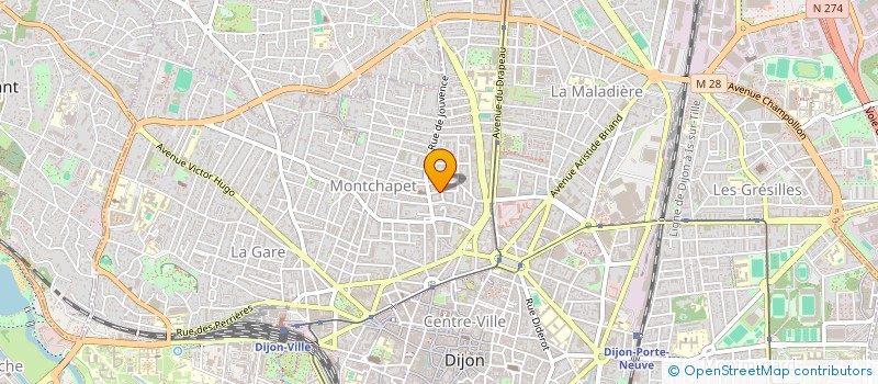 localisation de l'entreprise MONSIEUR ELIE BOUCHE à DIJON