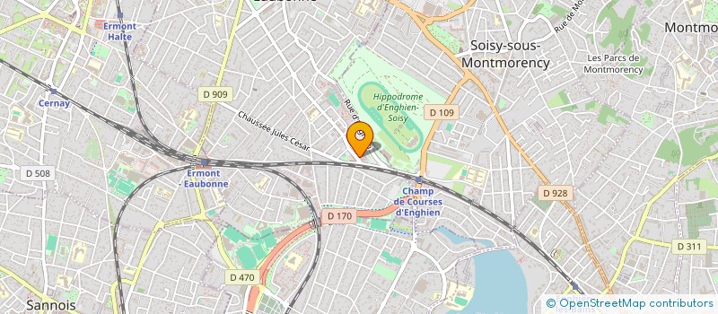 localisation de l'entreprise MONSIEUR ELIE BOUEFIBELE  EAUBONNE