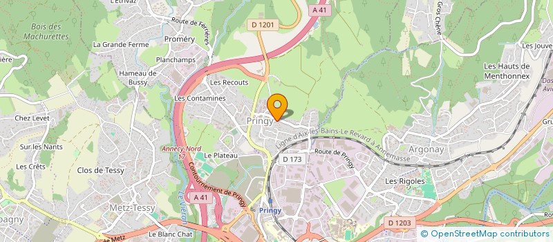 localisation de l'entreprise MONSIEUR ELIE BOVAGNET-PASCAL à ANNECY